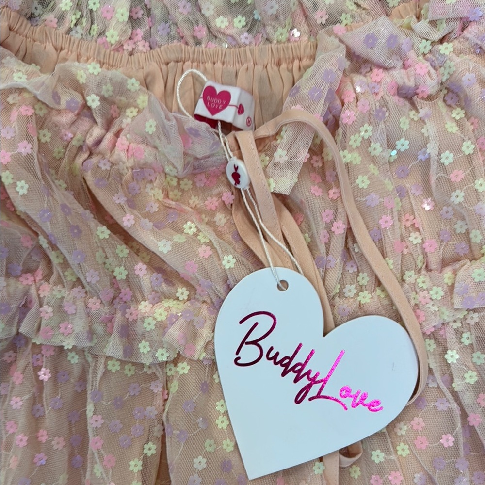 NWT Buddy Love Pink Sequin Dress - Picture 4 of 5